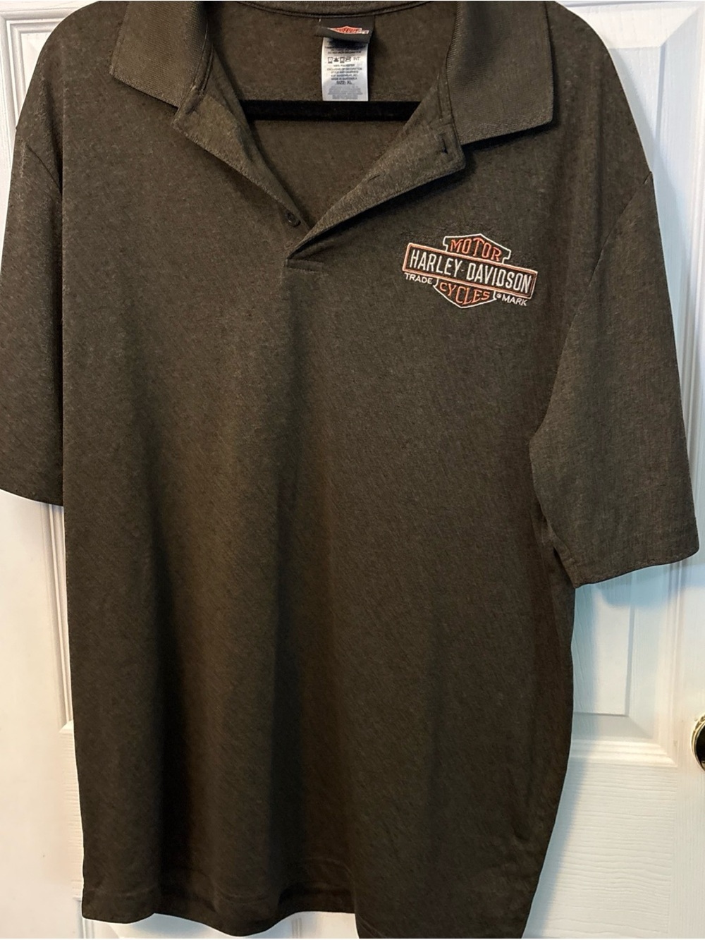 Harley-Davidson Dark Olive Green Logo Polo